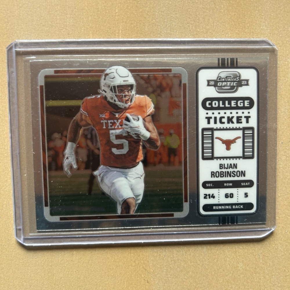 Bijan Robinson rookie card